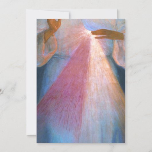 カジミロフスキーによる神の慈悲の原画 招待状 (正面)