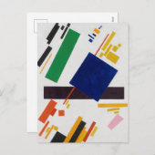 カジミール・マレビッチ至上主義の構成 シーズンポストカード (正面/裏面)