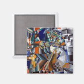 カジミール・マレビッチ・ナイフ・グラインダー マグネット (正面/裏面)