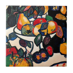 カジミール・マレビッチ – 静物画、1911年の作品 タイル