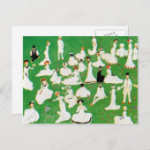 カジミール・マレヴィチ – 休憩。トップハットの社会 ポストカード (正面/裏面)