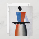 カジミール・マレヴィッチ・アート ポストカード (正面/裏面)