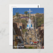 カジャマルカ，ペルロサンタアポロニア ポストカード (正面/裏面)