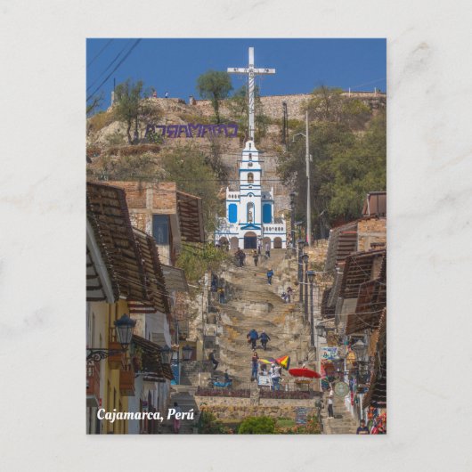 カジャマルカ，ペルロサンタアポロニア ポストカード (正面)