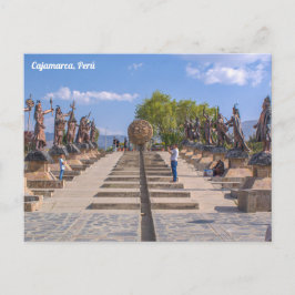 カジャマルカ，ペル，アラメダ・デ・ロス・インカ ポストカード