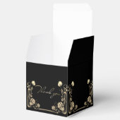 カジャ・デ・レガロ・ネグラ・コン・フロレス・ドラダス フェイバーボックス (オープン)