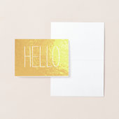 カジュアルこんにちは 箔カード (ディスプレー)