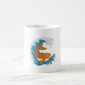 カジュアルでおしゃれな毎日着にぴったりなTシャツ コーヒーマグカップ (中央)