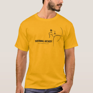 カジュアルなターゲットかTradアーチェリー-軽いshrt --を捜すこと Tシャツ