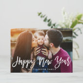 カジュアルなブラシ付き編集可能カラー年賀状 シーズンカード (スタンド正面)