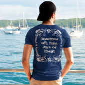 カジュアルな休日のカスタムテキスト Tシャツ