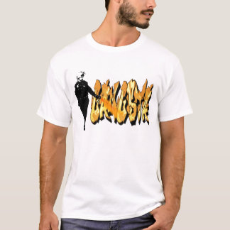 カジュアルな唐辛子スプレーの警察官 Tシャツ