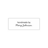 カジュアルな手書き風の「ハンドメイド作家名」 セルフインキングスタンプ (デザイン)