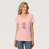 カジュアルな普段使いのハーフスリーブTシャツ Tシャツ (正面フル)