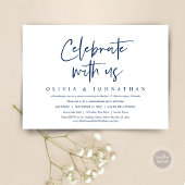 カジュアルな結婚式の挙式パーティー、お祝いに参加しましょう 招待状