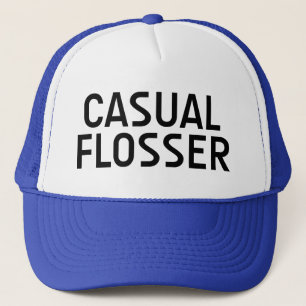 カジュアルなFLOSSERのおもしろいのスローガンの帽子 キャップ