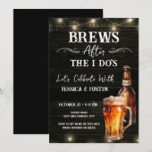 カジュアルウェディング アフターパーティーのお酒 招待状 (正面/裏面)