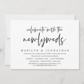 カジュアルウェディング エロープメント ディナー セレブレーション 招待状 (正面)