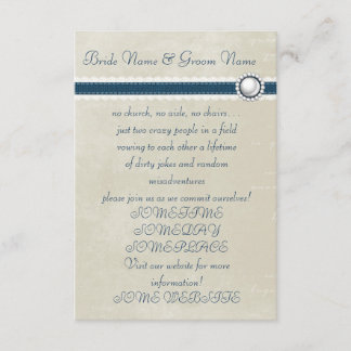 カジュアルウェディング 招待状