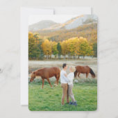 カジュアルエレガンス ウェディング リハーサル 招待状 (裏面)