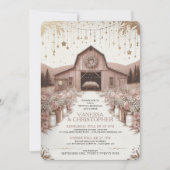 カジュアルエレガンス ウェディング リハーサル 招待状 (正面)