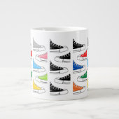 カジュアルカラフルSneakers Giant Coffee Tea Mug ジャンボコーヒーマグカップ (正面)