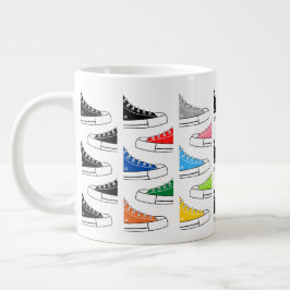 カジュアルカラフルSneakers Giant Coffee Tea Mug ジャンボコーヒーマグカップ