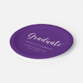 カジュアルシンプル卒業党 ペーパープレート (アングル)