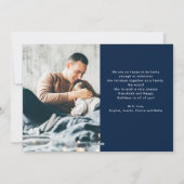 カジュアルスクリプト マルチフォトグリッド | 楽しいハヌカ シーズンカード (裏面)