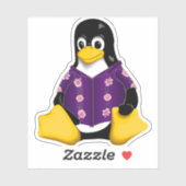 カジュアルタックスフラワーストライプカスタムカットビニール シール (シート)