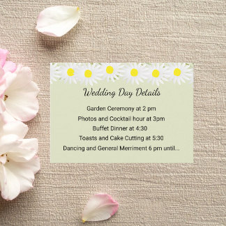 カジュアルデイジー エンクロージャーカード