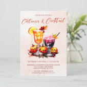 カジュアルドレス＆カクテル ハロウィンパーティー 招待状 (スタンド正面)