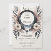 カジュアルハートファンシーは何も結婚ない 招待状 (正面)