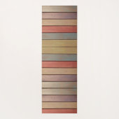 カジュアルパターン（の模様が）あるストライプ ヨガマット (裏面)