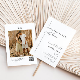 カジュアルミニマファンシーリストは愛の結婚み 招待状