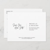 カジュアルミニマル救新日延期 ポストカード (正面/裏面)