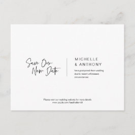 カジュアルミニマル救新日延期 ポストカード