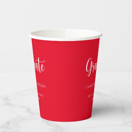 カジュアルモダン卒業党 紙コップ (左)