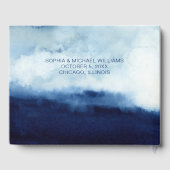 カジュアル写真結婚のカスタムゲストブックテンプレート ゲストブック (裏面)