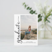 カジュアル大学院手書き | フォト 案内ポストカード (スタンド正面)