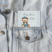 カジュアル居心地の良い赤ちゃんシャワーパーソナライズされたボタン 缶バッジ (インサイチュ)