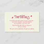 カジュアル愛ファンシーの詳細は結婚ない エンクロージャーカード (正面)