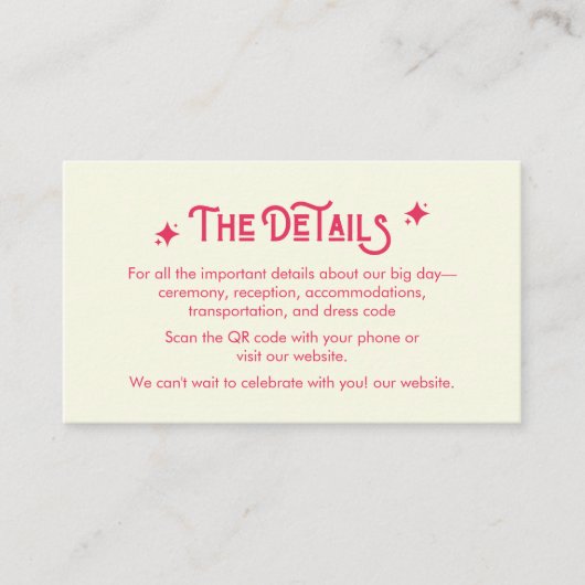 カジュアル愛ファンシーの詳細は結婚ない エンクロージャーカード (正面)