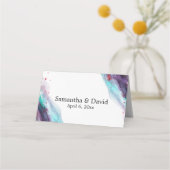 カジュアル手書きシンプルタイポグラフィ プレイスカード (裏面)