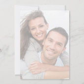 カジュアル文字 | 2枚のフォトエメラルドグリーンが再スケジュール セーブザデート (裏面)