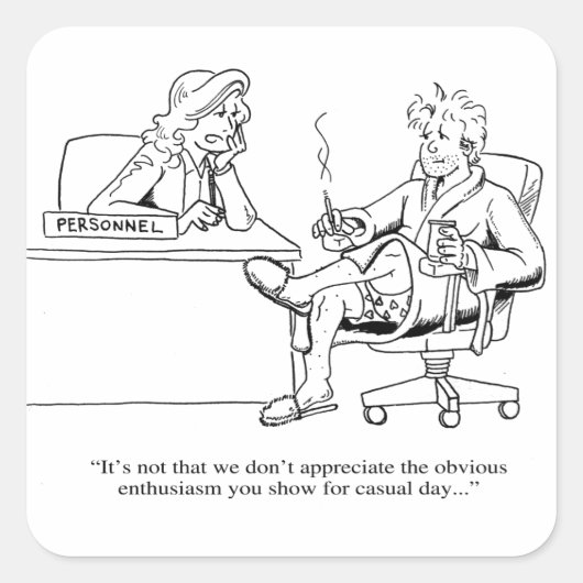 カジュアル日 スクエアシール (正面)