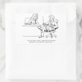 カジュアル日 長方形シール (バッグ)