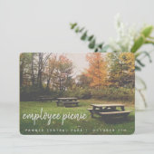 カジュアル秋イベント招待状 招待状 (スタンド正面)