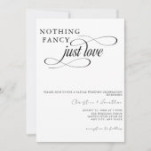 カジュアル結婚式招待状 招待状 (正面)