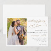 カジュアル結婚愛 招待状 (正面/裏面)